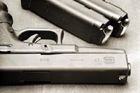 Glock 17, two mags
