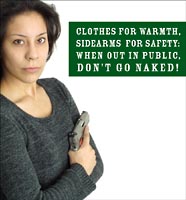 In public, dont be naked